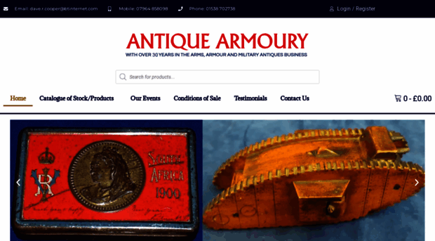 antiquearmoury.net