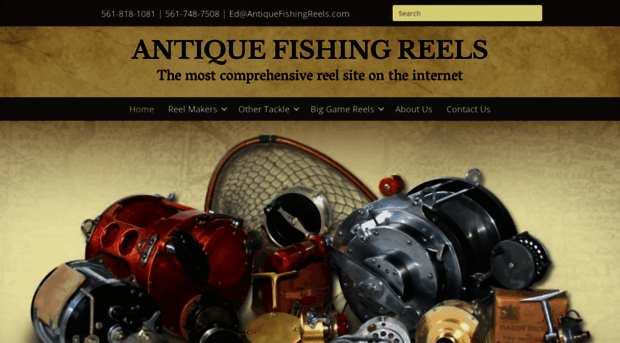 antiquefishingreels.com