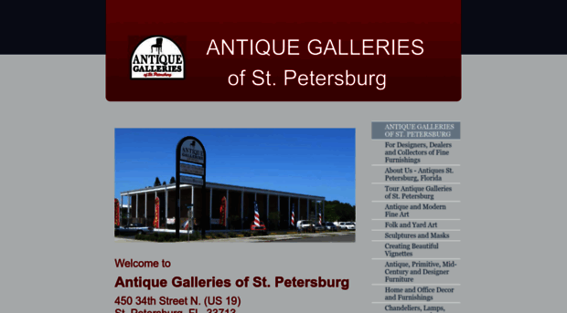 antiquegalleriesofstpetersburg.com