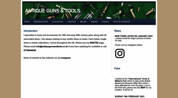 antiquegunsandtools.co.uk