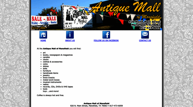 antiquemallofmansfield.com