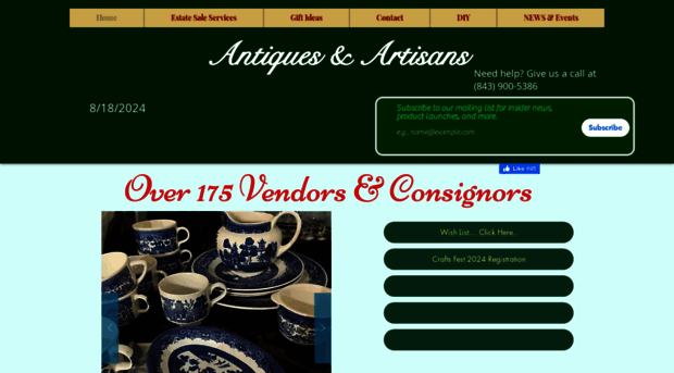 antiquesandartisansvillage.com