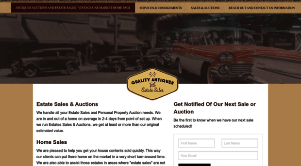 antiquesauctionsandestatesales.com