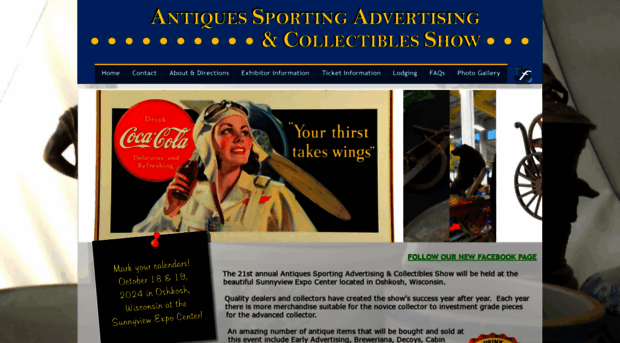 antiquesportingandadvertisingshow.com