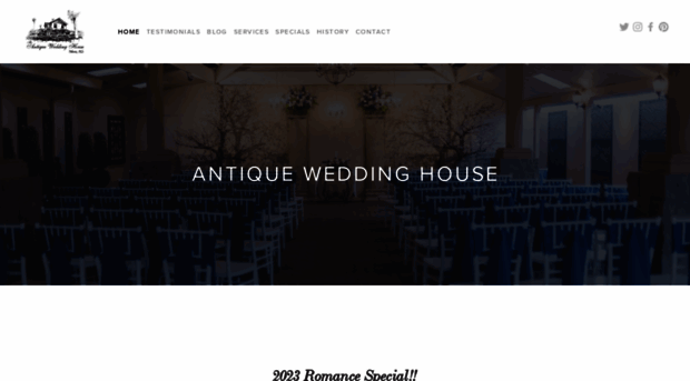 antiqueweddinghouse.com