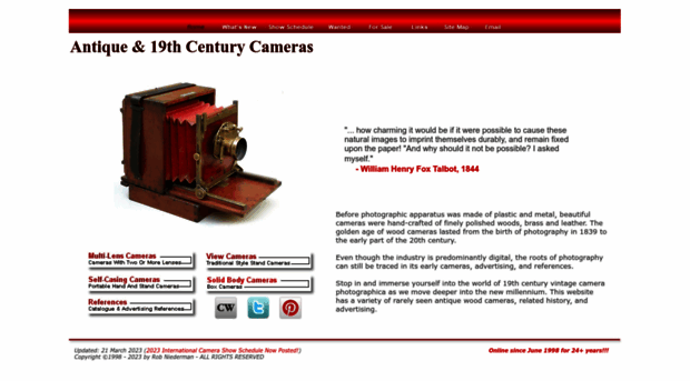 antiquewoodcameras.com