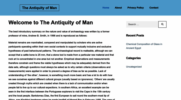 antiquityofman.com