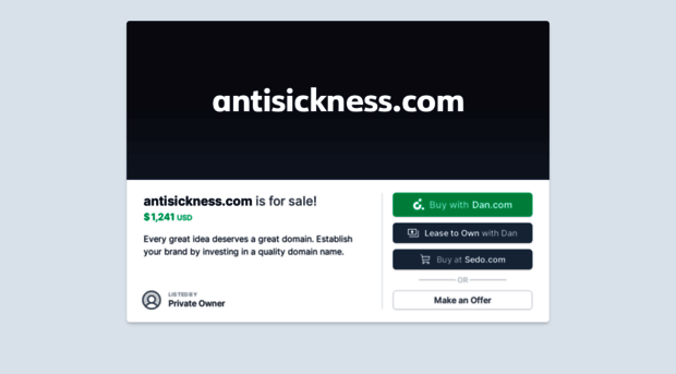 antisickness.com