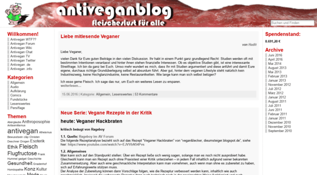 antiveganforum.com