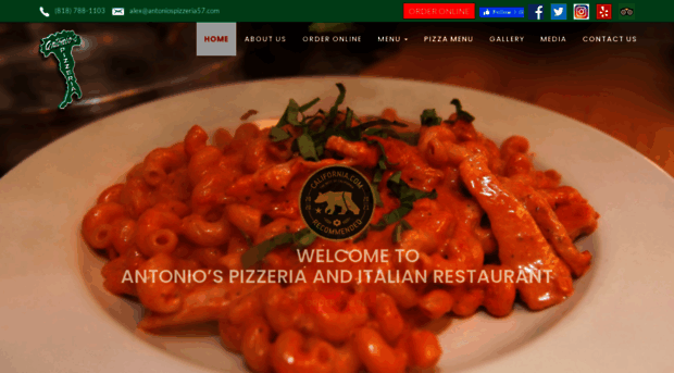 antoniospizzeriala.com