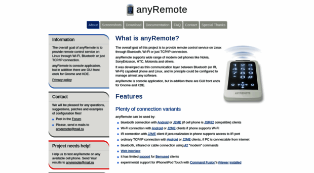 anyremote.sourceforge.net