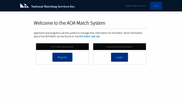 aoa.matchprogram.org