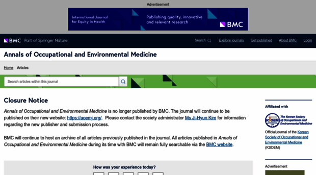 aoemj.biomedcentral.com