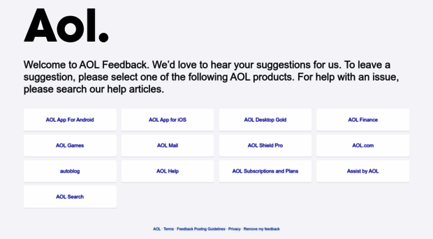 aol.uservoice.com
