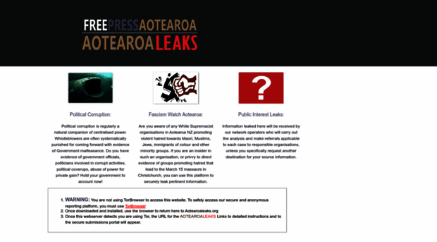 aotearoaleaks.org