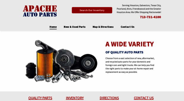 apacheusedautoparts.com