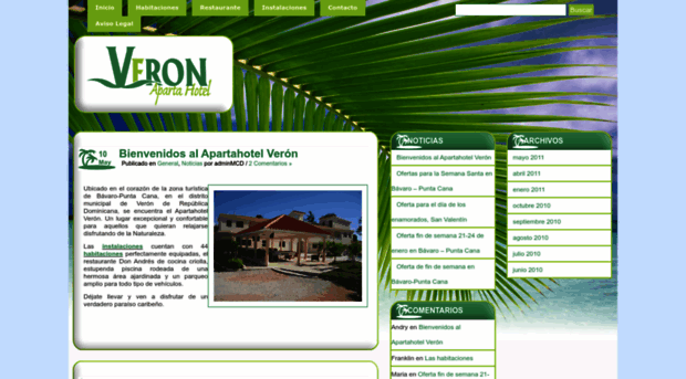 apartahotelveron.com