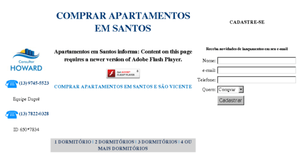 apartamentos.em-santos.com