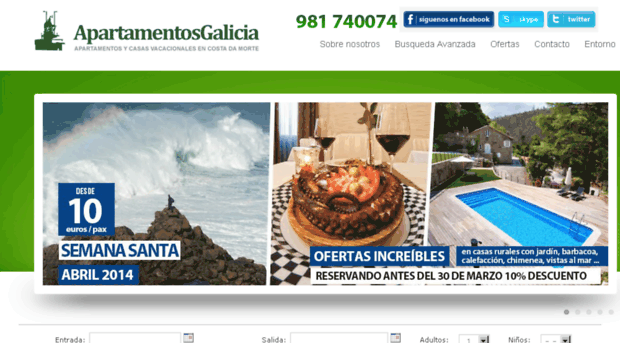 apartamentosgalicia.net