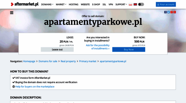 apartamentyparkowe.pl