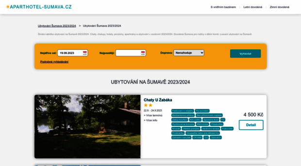 aparthotel-sumava.cz