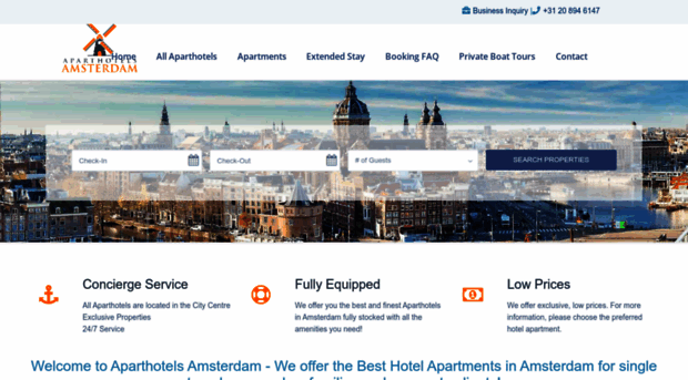 aparthotelsamsterdam.com