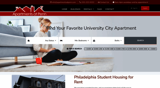 apartmentsatpenn.com