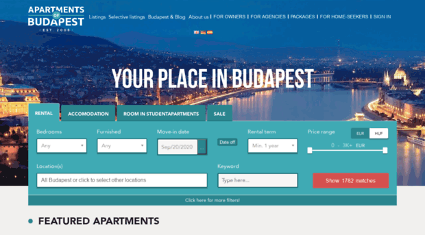 apartmentsofbudapest.com