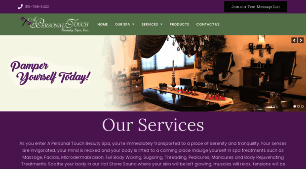 apersonaltouchbeautyspa.com