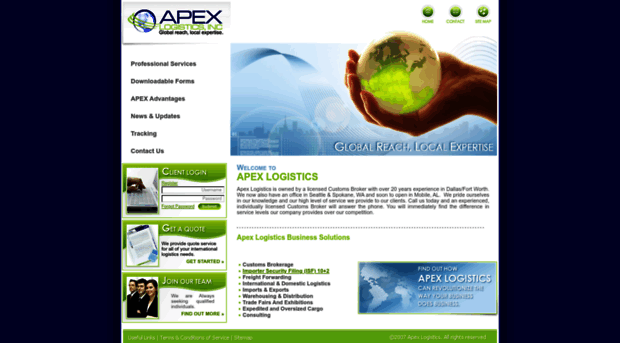 apexlogistics.com