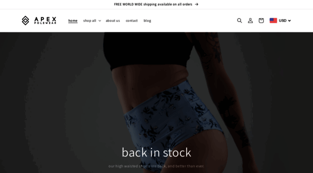 apexpolewear.com