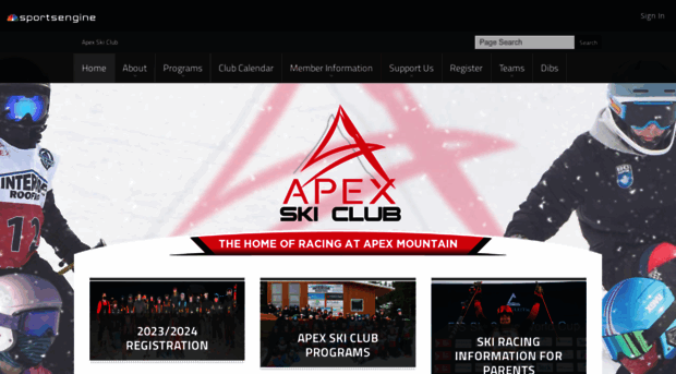 apexskiclub.com