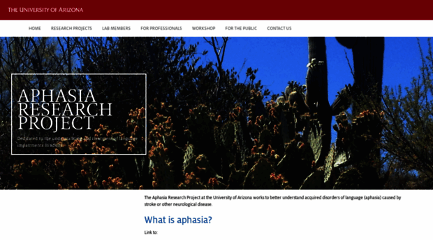 aphasia.arizona.edu