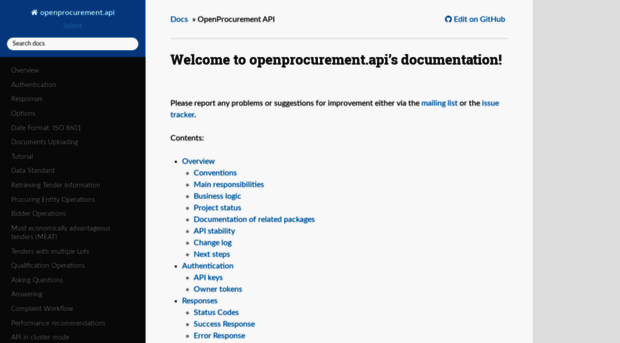 api-docs.openprocurement.org