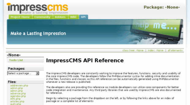 api.impresscms.org