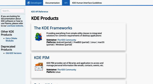 api.kde.org