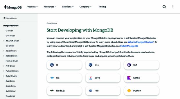 api.mongodb.com