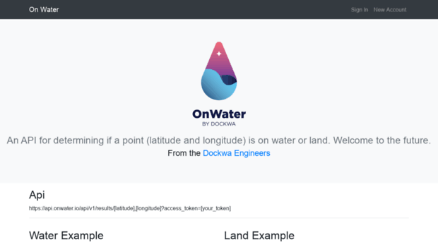 api.onwater.io