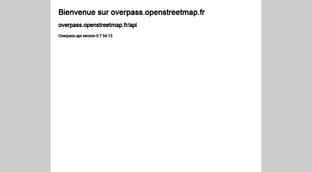 api.openstreetmap.fr