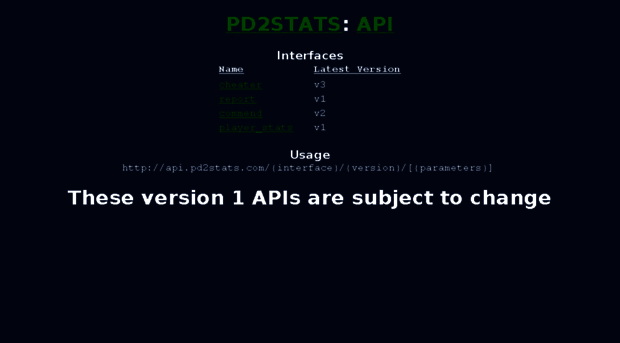 api.pd2stats.com