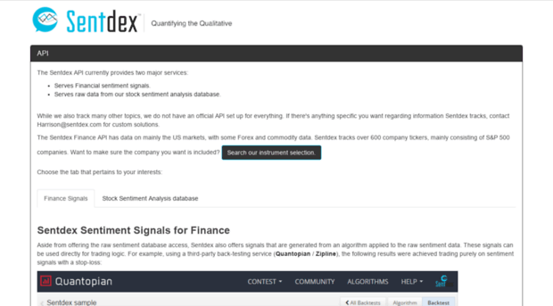 api.sentdex.com