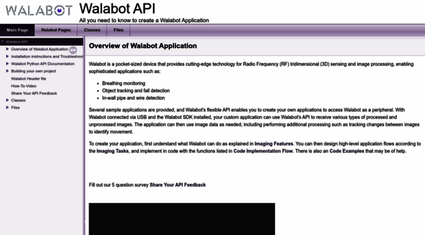 api.walabot.com