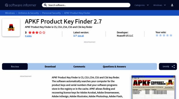 apkf-product-key-finder.software.informer.com