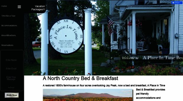 aplaceintimebedandbreakfast.com