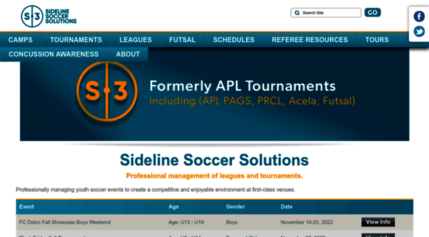 aplsoccer.com