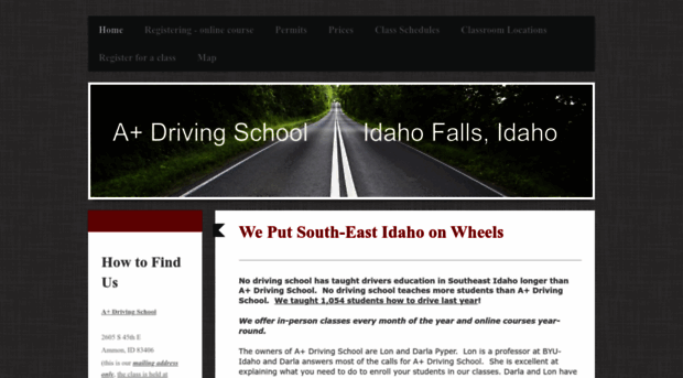 aplus-driving-school-idaho-falls.com