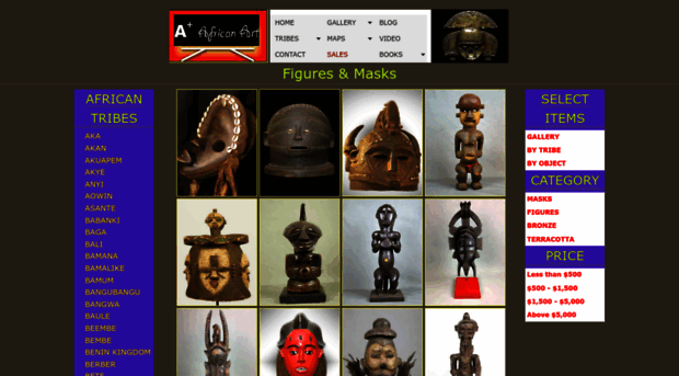 aplusafricanart.com