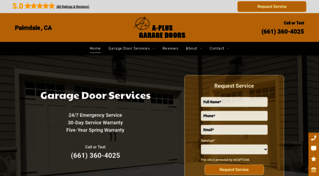 aplusgaragedoorsav.com