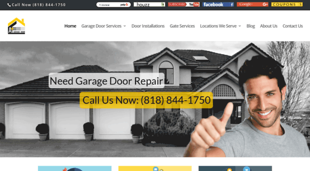 aplusgaragedoorwoodlandhills.com