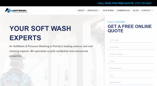 aplussoftwash.com
